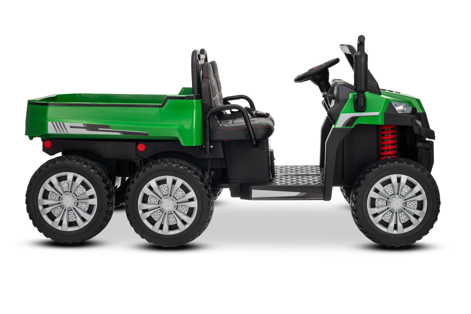 6 Kolies so zadným odpružením