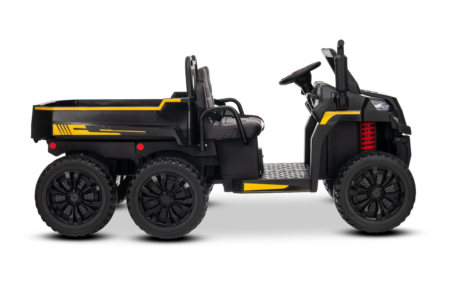 6 Kolies so zadným odpružením