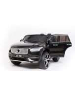 Elektrické autíčko Volvo XC90, čalúnené sedadlo, 2,4 GHz DO, kľúč, 2X MOTOR, Dvojmiestne, čierne, USB, SD karta, ORGINAL licencia