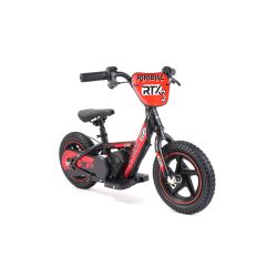Detské elektrické odrážadlo RIRIBIKE RTX3 24V (12”), červené, Lítiová batéria, 100W Motor, Kotúčová brzda, Nastaviteľné mäkké PU sedadlo