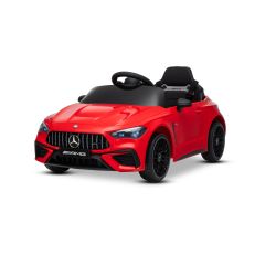 Elektrické autíčko Mercedes CLE 12V s pohonom zadných kolies, červené, Jednomiestne, Lítiová batéria, LED svetlá, široké sedadlo, 2,4 GHz diaľkový ovládač, MP3 prehrávač so vstupom USB/AUX a Bluetooth pripojením, ORIGINAL Licencia