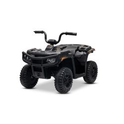 Licencovaná elektrická štvorkolka Arctic Cat 12V so zadným pohonom, čierna, LED svetlá, Lítiová batéria, 2 x 25W motor, Originál Licencia