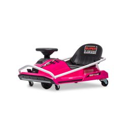 Beneo Motors driftovacia Motokára 24V, ružová, 300W Bezkartáčový Motor, Lítiová batéria, Drift režim s rýchlosťou 14 Km/h, Masívna železná konštrukcia, Bezpečnostný pás, Športové sedadlo, Multifunkčný volant