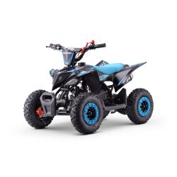 Zánovná benzínová štvorkolka pre deti Beneo Motors Adventure modrá - 50cm3