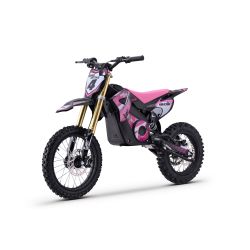 Elektrický Motocross pre deti a tínedžerov Beneo Motors Falcon ružový - 1600W
