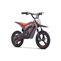 Detská elektrická minicross motorka ROOKIE X 24V (12"), červená, Lítiová batéria, 250W Bezuhlíkový motor, Kotúčová brzda