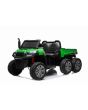 Farmárske elektrické autíčko RIDER 6X6 s pohonom štyroch kolies, 2x12V batéria, EVA kolesá, široké dvojmiestne sedadlo, Odpružené nápravy, 2,4 GHz Diaľkový ovládač, Dvojmiestne, MP3 prehrávač so vstupom USB/SD, Bluetooth