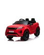 Elektrické autíčko Range Rover EVOQUE, Jednomiestne, červené, Koženkové sedadlá, MP3 prehrávač s prípojkou USB/SD, Pohon 4x4, Batéria 12V10AH, EVA kolesá, Odpružená náprava Kľúčové trojpolohové štartovanie, 2,4 GHz Bluetooth Diaľkový Ovládač, Licencia