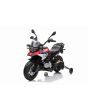 Elektrická Motorka BMW F850 GS, Licencované, 12V batéria, EVA mäkké kolesá, 2 x 35W motor,LED Svetlá, Pomocné kolieska, červená