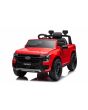 Elektrické autíčko FORD Ranger 12V, červené, Koženkové sedadlo, 2,4 GHz diaľkové ovládanie, Bluetooth / USB Vstup, Odpruženie, 12V batéria, Plastové kolesá, 2 X 30W MOTOR, ORIGINAL licencia