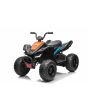 Licencovaná elektrická štvorkolka McLaren Racing MCL 12V 4X4, čierna, mäkké EVA kolesá, DIALKOVÉ OVLÁDANIE, koženkové sedadlo, odpružená zadná náprava, 4 x 35W motor, LED svetlá, 12V10Ah batéria