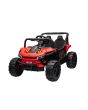 Elektrické autíčko UTV Small 12V, červený, Pohon zadných kolies, 12V batéria, Plastové kolesá, široké dvojité sedadlo, 2,4 GHz Diaľkový ovládač, Jednomiestne, MP3 prehrávač so vstupom USB/SD, LED Svetlá