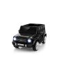 Elektrické autíčko Mercedes G, čierne, Jednomiestné sedadlo, Lítiová batéria, 2,4 GHz DO, 2XMOTOR, USB, SD karta, ORGINAL licencia