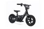 Detské elektrické odrážadlo RIRIBIKE RTX3 24V (12”), čierne, Lítiová batéria, 100W motor, Kotúčová brzda, Nastaviteľné mäkké PU sedadlo