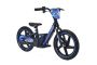 Detské elektrické odrážadlo RIRIBIKE RTX6 24V (16”), modré, Lítiová batéria, 250W Motor, Kotúčová brzda, Nastaviteľné mäkké PU sedadlo