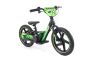 Detské elektrické odrážadlo RIRIBIKE RTX6 24V (16”), zelené, Lítiová batéria, 250W Motor, Kotúčová brzda, Nastaviteľné mäkké PU sedadlo