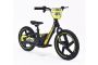 Detské elektrické odrážadlo RIRIBIKE RTX6 24V (16”), žlté, Lítiová batéria, 250W Motor, Kotúčová brzda, Nastaviteľné mäkké PU sedadlo