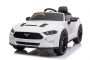 Driftovacie elektrické autíčko Ford Mustang 24V, Biele, Hladké Drift kolieska, Motor: 2 x 25 000 otáčok, Drift režim s rýchlosťou 13 Km/h, 24V Batéria, LED Svetlá, predné EVA kolesá, 2,4 GHz diaľkové ovládanie, Mäkké PU sedadlo, ORIGINAL licencia