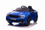 Zánovné elektrické autíčko BMW M5 24V, modré, Mäkké EVA kolesá, Motory: 2 x 24V, Kapacita batérií 24V, LED Svetlá, 2,4 GHz diaľkové ovládanie, MP3 Prehrávač, Koženkové sedadlo, ORIGINÁL licencia
