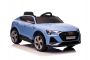 Elektrické autíčko Audi E-tron Sportback 4x4 modré, Koženkové sedadlo, 2,4 GHz diaľkové ovládanie, Eva kolesá, USB/Aux Vstup, Bluetooth, Odpruženie, 12V/7Ah batéria, LED Svetlá, Mäkké EVA kolesá, 4 X 25W motor, ORIGINÁL licencia