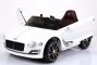 Elektrické autíčko Bentley EXP 12 Prototyp, 12V, 2,4 GHz diaľkové ovládanie, otváracie dvere, EVA kolesá, koženkové sedadlo, 2X MOTOR, biele, ORGINAL licencia