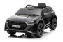 Zánovné elektrické autíčko Audi RS6, 12V, koženkové sedadlo, 2,4 GHz dialkové ovládanie, USB Vstup, LED svetlá, 12V batéria, mäkké EVA kolesá, 2 X MOTOR, čierne, ORIGINÁL licencia
