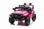 Elektrické autíčko OFFROAD NEW s pohonom zadných kolies, ružové, Lítiová batéria, Vysoký podvozok, široké sedadlo, Odpružené nápravy, 2,4 GHz Diaľkový ovládač, LED svetlá