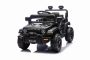 Elektrické autíčko OFFROAD NEW s pohonom zadných kolies, čierne, Lítiová batéria, Vysoký podvozok, široké sedadlo, Odpružené nápravy, 2,4 GHz Diaľkový ovládač, LED svetlá