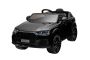 Zánovné elektrické autíčko Audi Q7 čierne, Jednomiestne, Nezávisle odpruženie, 12V batéria, Diaľkové ovládanie, 2 x 35W motor, LED Svetlá, USB/AUX Vstup na MP3 prehrávači, Licencované