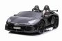 Elektrické autíčko Lamborghini Aventador 24V Dvojmiestne, čierne lakované, 2,4 GHz DO, Mäkké PU Sedadlá, LCD Displej, odpruženie, vertikálne otváracie dvere, mäkké EVA kolesá, 2 X 45W MOTOR, ORIGINAL licencia