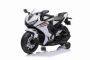 Elektrická Motorka HONDA CBR 1000RR, Licencované, 12V batéria, Plastové kolesá, 30W motor, LED svetlá, pevný rám, pomocné kolieska, biele