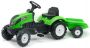 FALK Šliapací traktor 2057J Garden master zelený s vlečkou