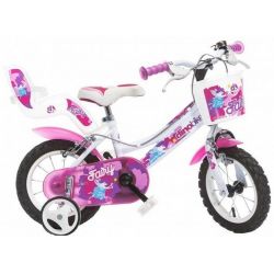 DINO Bikes - Zánovný Detský bicykel 12" 126RSN - biely 2017