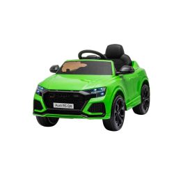 Elektrické autíčko Audi RSQ8, 12V, 2,4 GHz diaľkové ovládanie, USB / AUX Vstup, LED svetlá, 12V batéria, mäkké EVA kolesá, 2 X 35W MOTOR, zelená, ORIGINÁL licencia