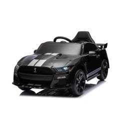 Elektrické autíčko Ford Shelby Mustang GT 500 Cobra, čierne, 2,4 GHz diaľkové ovládanie, USB Vstup, LED Svetlá, 2 x 30W motor, ORIGINÁL licencia