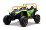 Elektrická bugina Arctic CAT XXL 4x4 24V, zelená, dvojmiestna, Mäkké EVA kolesá, Výkonné motory, Lítiová batéria, MP3 Prehrávač s Bluetoothom, odpružená zadná náprava, koženkové sedadlá, Originál Licencia