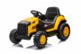 Licencovaný elektrický Báger Caterpillar, Jednomiestny, žltý, USB vstupom na MP3 Prehrávači, Zadným pohonom s 2 x 30W Motormi a Lítiovou batériou
