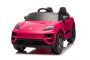 Elektrické autíčko Porsche Macan 12V s pohonom zadných kolies a licenciou (Jednomiestne), ružové, Lítiová batéria, široké sedadlo, Odpružené nápravy, 2,4 GHz Diaľkový ovládač, MP3 prehrávač so vstupom USB/AUX, LED svetlá