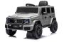 Elektrické autíčko Mercedes G580 12V, sivé, 2,4 GHz diaľkové ovládanie, Bluetooth, USB / SD Vstup, Lítiová batéria, LED svetlá, ORIGINÁL licencia