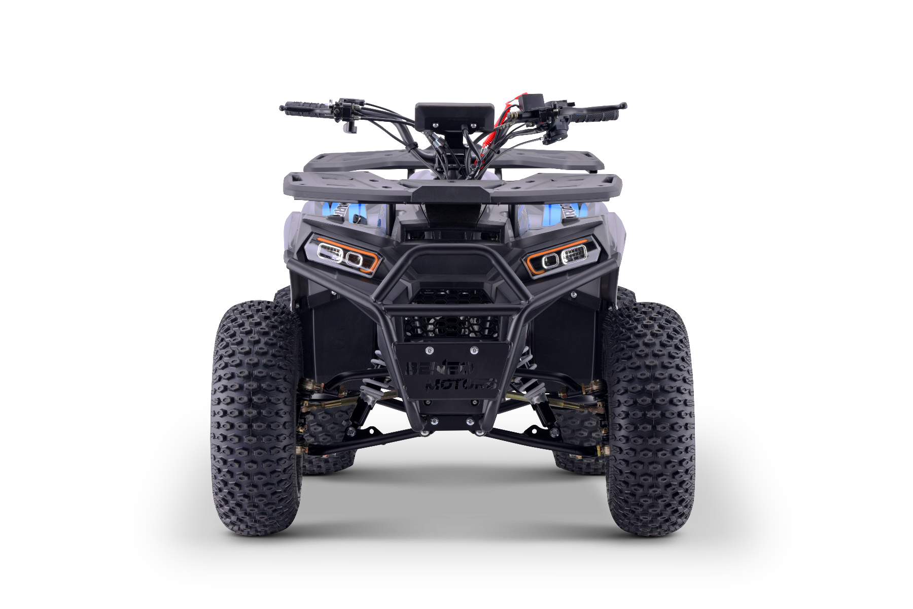 LED svetlá, predné a zadné kovové nosiče