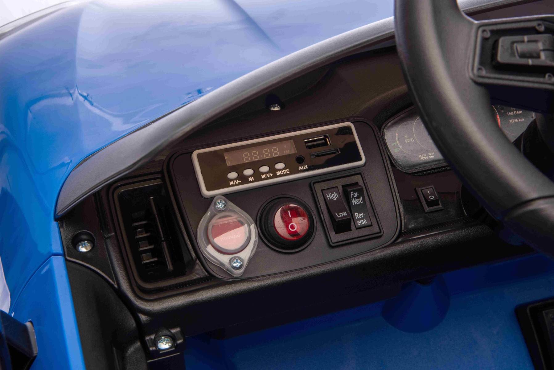 Prepínač smeru jazdy a rýchlosti