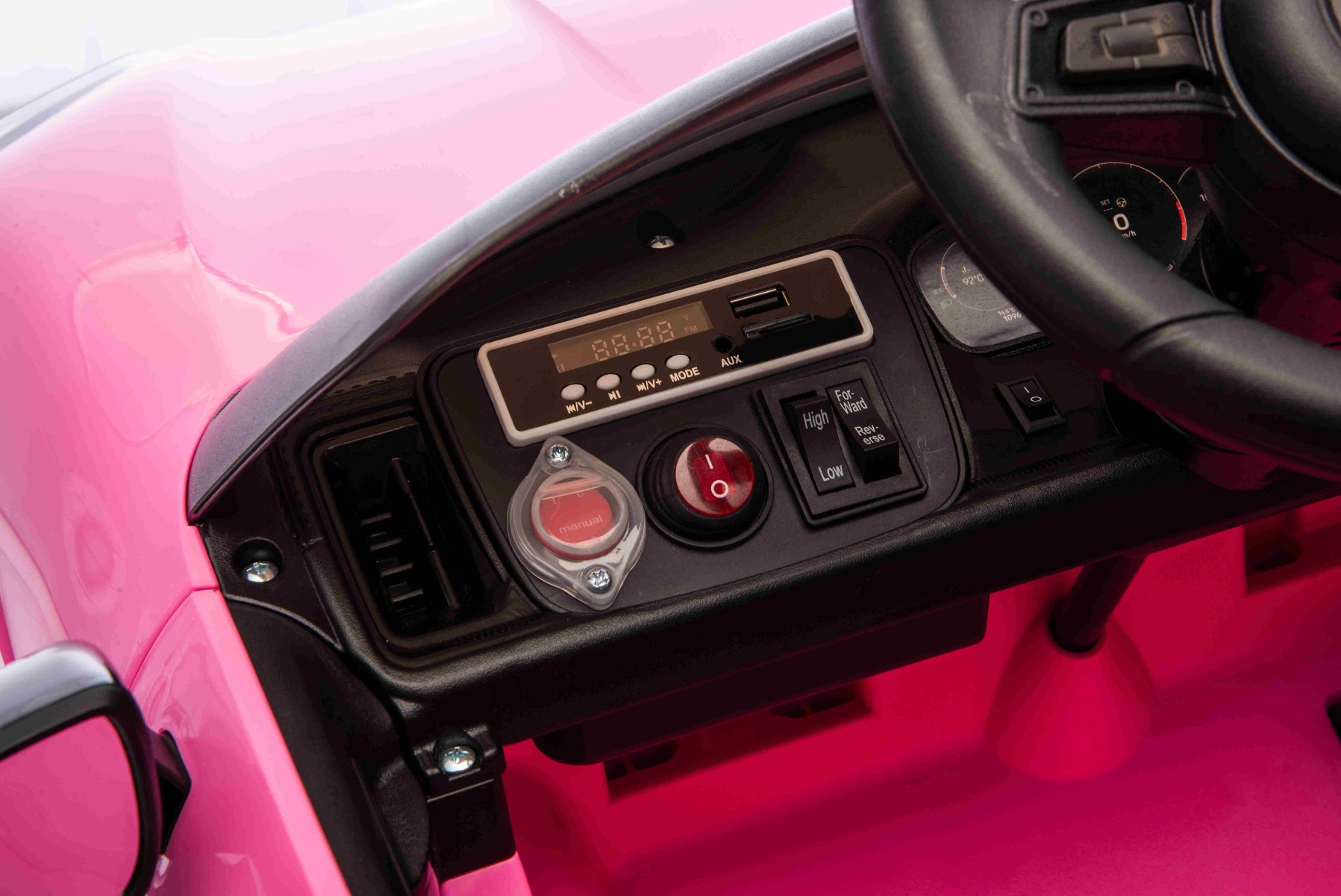 Prepínač smeru jazdy a rýchlosti