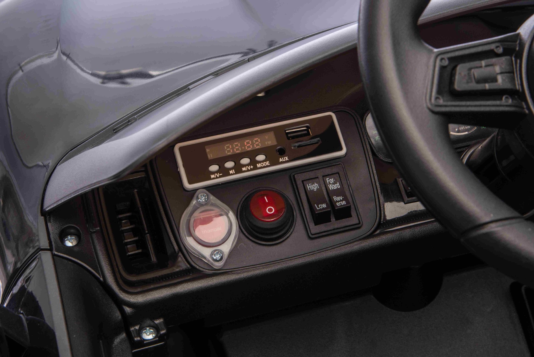 Prepínač smeru jazdy a rýchlosti