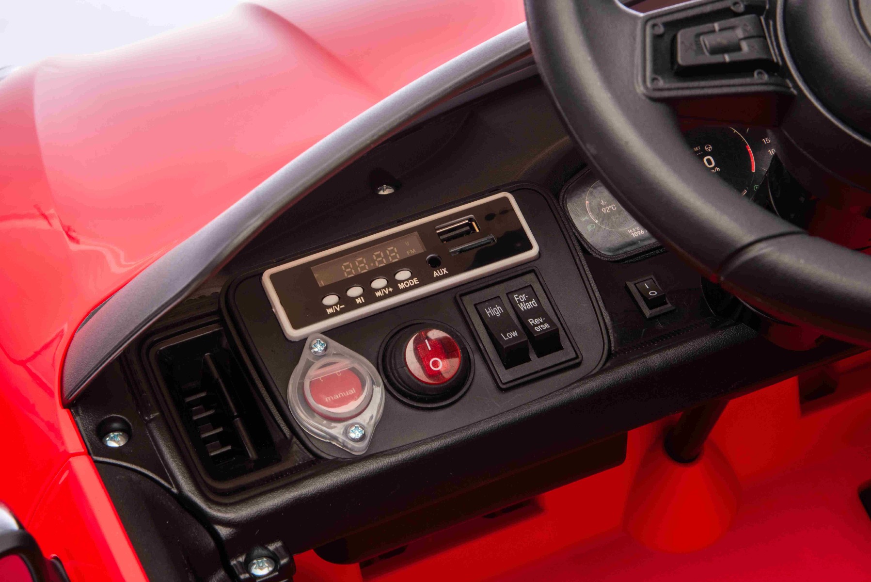 Prepínač smeru jazdy a rýchlosti