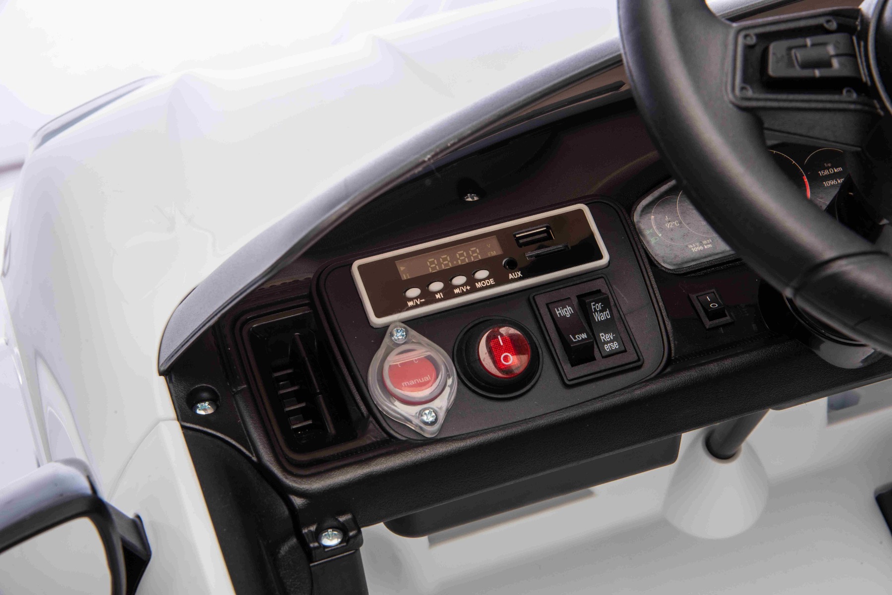 Prepínač smeru jazdy a rýchlosti